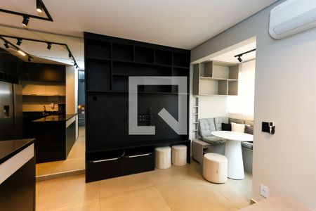 sala  de kitnet/studio à venda com 1 quarto, 34m² em Parque Fernanda, São Paulo