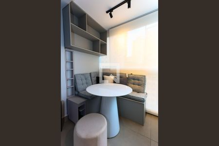 Varanda da Sala de kitnet/studio à venda com 1 quarto, 34m² em Parque Fernanda, São Paulo