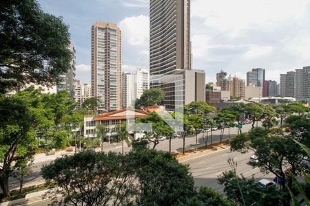 Vista da Sala de Estar e Jantar de apartamento à venda com 3 quartos, 103m² em Jardim America, São Paulo