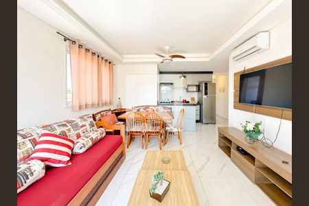 Sala de TV de apartamento para alugar com 2 quartos, 60m² em Ingleses do Rio Vermelho, Florianópolis