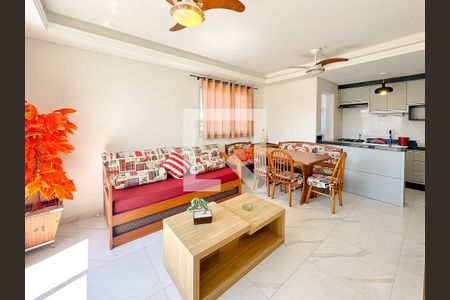 Sala de TV de apartamento para alugar com 2 quartos, 60m² em Ingleses do Rio Vermelho, Florianópolis