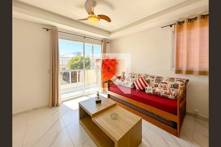 Sala de TV de apartamento para alugar com 2 quartos, 60m² em Ingleses do Rio Vermelho, Florianópolis