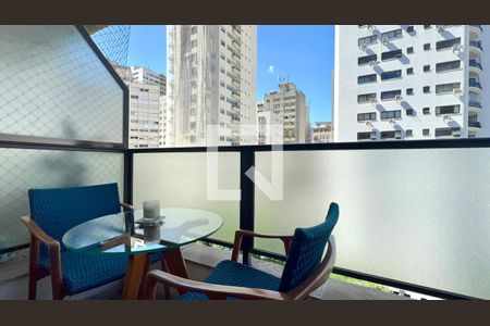 Varanda de apartamento à venda com 1 quarto, 75m² em Jardim Paulista, São Paulo