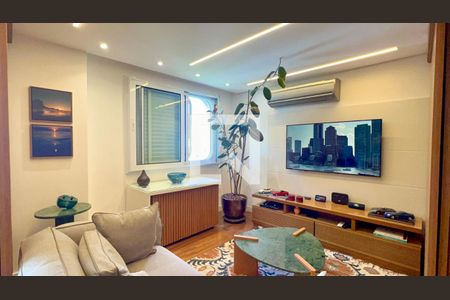 Sala de TV de apartamento à venda com 1 quarto, 75m² em Jardim Paulista, São Paulo