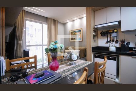 Sala/Cozinha de apartamento à venda com 1 quarto, 36m² em Vila Ema, São Paulo