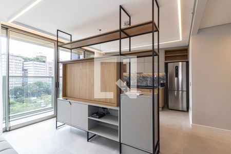 Sala de apartamento para alugar com 2 quartos, 68m² em Vila Olímpia, São Paulo