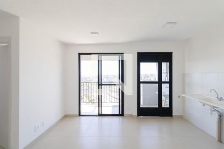 Sala e Cozinha de apartamento para alugar com 2 quartos, 42m² em Vila Campanela, São Paulo