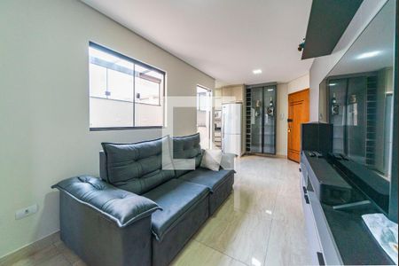 Sala de apartamento à venda com 2 quartos, 59m² em Vila Humaita, Santo André