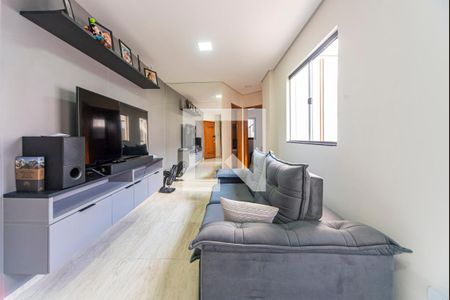 Sala de apartamento à venda com 2 quartos, 59m² em Vila Humaita, Santo André