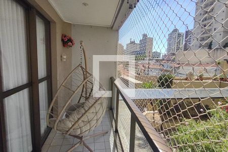 Varanda da Sala de apartamento à venda com 4 quartos, 175m² em Santo Antônio, São Caetano do Sul