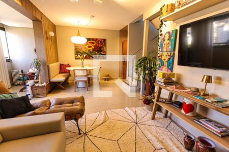 Sala de apartamento à venda com 4 quartos, 250m² em Buritis, Belo Horizonte