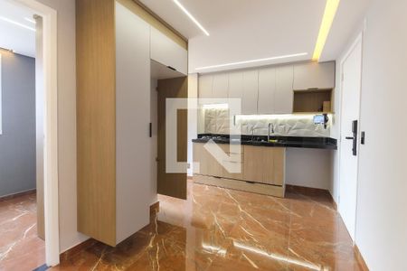 Sala - Cozinha de apartamento para alugar com 2 quartos, 32m² em Vila Curuçá Velha, São Paulo