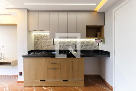 Sala - Cozinha de apartamento para alugar com 2 quartos, 32m² em Vila Curuçá Velha, São Paulo