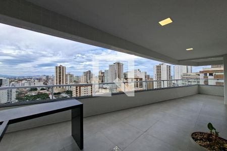 Varanda da sala  de apartamento para alugar com 2 quartos, 122m² em Vila Caiçara, Praia Grande