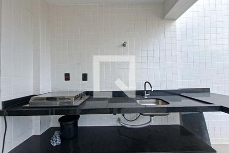 Varanda da sala  de apartamento para alugar com 2 quartos, 122m² em Vila Caiçara, Praia Grande