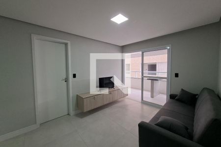 Sala de apartamento para alugar com 1 quarto, 54m² em Vila Caiçara, Praia Grande
