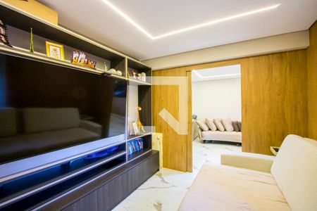 Sala de TV de apartamento à venda com 3 quartos, 125m² em Jardim, Santo André