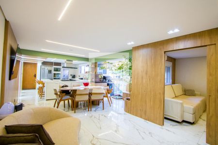 Sala de estar de apartamento à venda com 3 quartos, 125m² em Jardim, Santo André