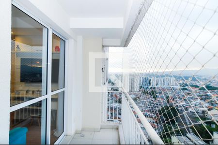 Varanda da Sala de apartamento à venda com 2 quartos, 53m² em Picanço, Guarulhos