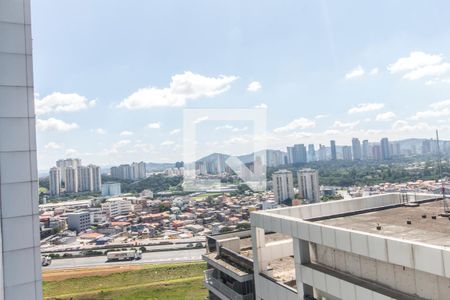 Vista da Suíte de apartamento à venda com 1 quarto, 27m² em Bethaville I, Barueri