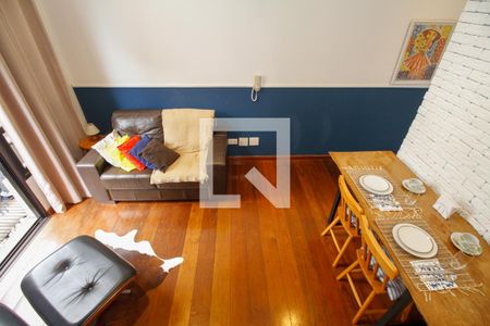 Sala e Cozinha de apartamento à venda com 1 quarto, 50m² em Jardim Paulista, São Paulo