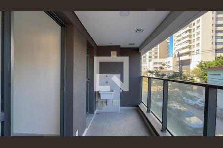 sacada de apartamento à venda com 1 quarto, 38m² em Brooklin, São Paulo