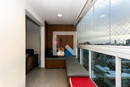 Varanda da Sala de apartamento à venda com 2 quartos, 75m² em Vila Carrão, São Paulo