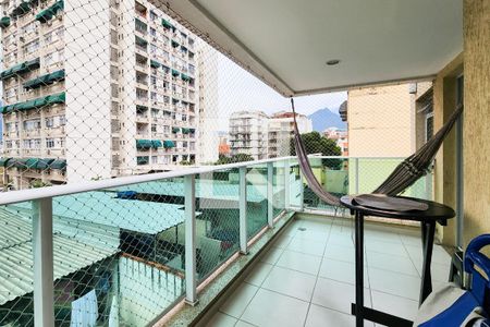 Varanda  de apartamento à venda com 4 quartos, 95m² em Maracanã, Rio de Janeiro
