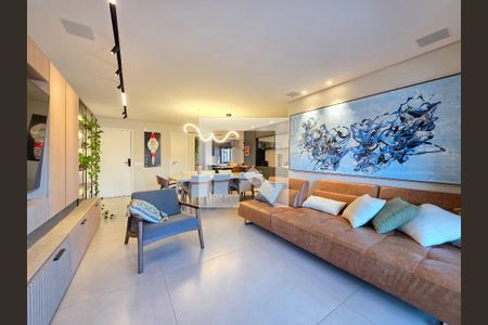 Sala  de apartamento à venda com 4 quartos, 145m² em Santo Antônio, Belo Horizonte