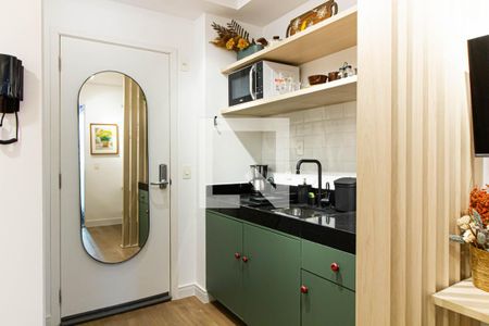 Cozinha de kitnet/studio à venda com 1 quarto, 26m² em Perdizes, São Paulo