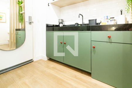 Cozinha de kitnet/studio à venda com 1 quarto, 26m² em Perdizes, São Paulo