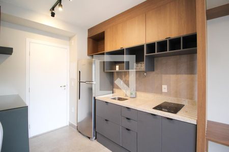 Cozinha de kitnet/studio à venda com 1 quarto, 24m² em Vila Olímpia, São Paulo