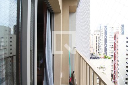 Varanda de kitnet/studio à venda com 1 quarto, 24m² em Vila Olímpia, São Paulo