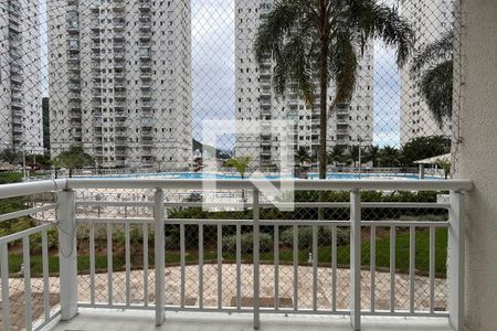 Varanda da Sala de apartamento para alugar com 2 quartos, 64m² em Marapé, Santos