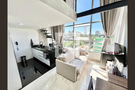 Sala/Cozinha de kitnet/studio à venda com 1 quarto, 42m² em Santana, São Paulo