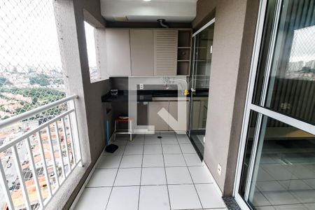Varanda da Sala de apartamento para alugar com 2 quartos, 50m² em Jardim Umarizal, São Paulo