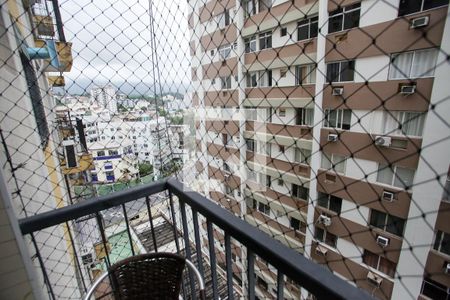 Varanda da Sala de apartamento à venda com 1 quarto, 72m² em Tanque, Rio de Janeiro