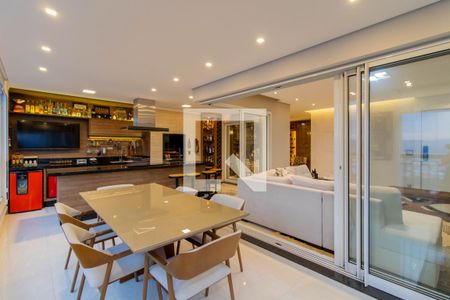 Varanda Gourmet de apartamento à venda com 4 quartos, 182m² em Vila Rosalia, Guarulhos