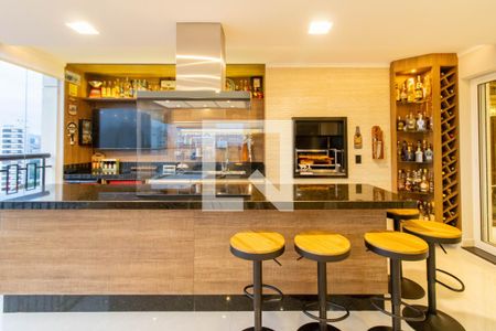 Varanda Gourmet de apartamento à venda com 4 quartos, 182m² em Vila Rosalia, Guarulhos