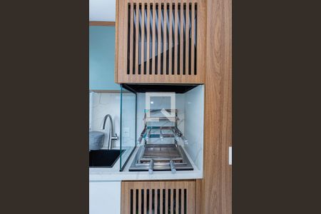 Sala e varanda extendida de apartamento à venda com 2 quartos, 67m² em Vila Arcadia, São Paulo