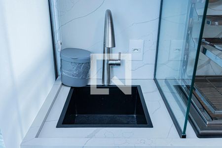 Sala e varanda extendida de apartamento à venda com 2 quartos, 67m² em Vila Arcadia, São Paulo