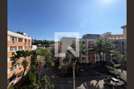 Vista da Sala de apartamento à venda com 3 quartos, 62m² em Pechincha, Rio de Janeiro