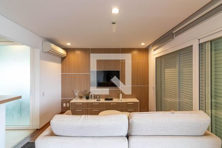 Sala de apartamento para alugar com 1 quarto, 90m² em Vila Olímpia, São Paulo