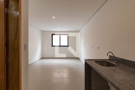 Cozinha de kitnet/studio para alugar com 1 quarto, 24m² em Vila Romana, São Paulo