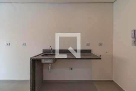 Cozinha de kitnet/studio para alugar com 1 quarto, 24m² em Vila Romana, São Paulo