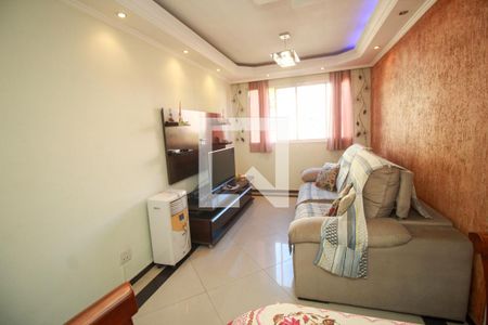 Sala de apartamento à venda com 2 quartos, 78m² em Vila Tibiriçá, Santo André