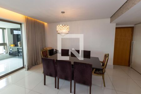 Sala de Jantar de apartamento à venda com 4 quartos, 201m² em Vila da Serra, Nova Lima