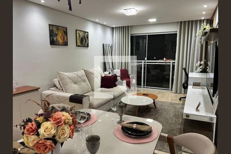 Sala de apartamento à venda com 2 quartos, 68m² em Parque Assuncao, Taboão da Serra