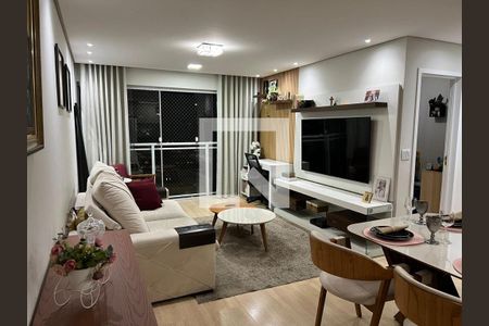 Sala de apartamento à venda com 2 quartos, 68m² em Parque Assuncao, Taboão da Serra