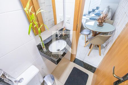 Lavabo de casa de condomínio para alugar com 2 quartos, 87m² em Planalto, Belo Horizonte